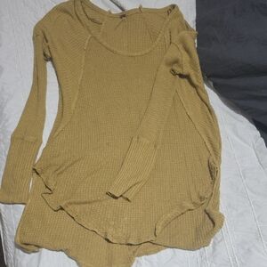 Free People Long Sleeve Knit Top